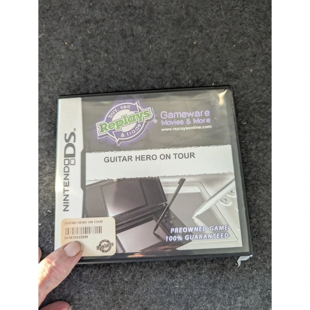 Nintendo DS: Guitar Hero On Tour‎ Decades. GameStop Case ...No Manual..